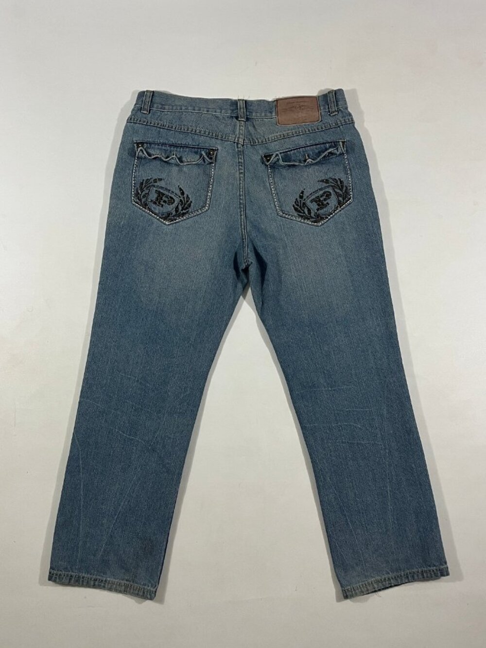 Vintage Y2K Phat Farm Phat Classics Embroidered Baggy Denim Jeans 38x34